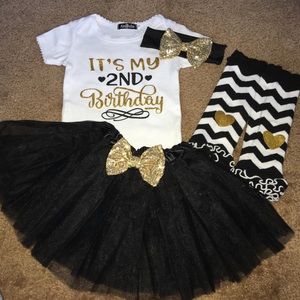 2t toddler birthday outfit